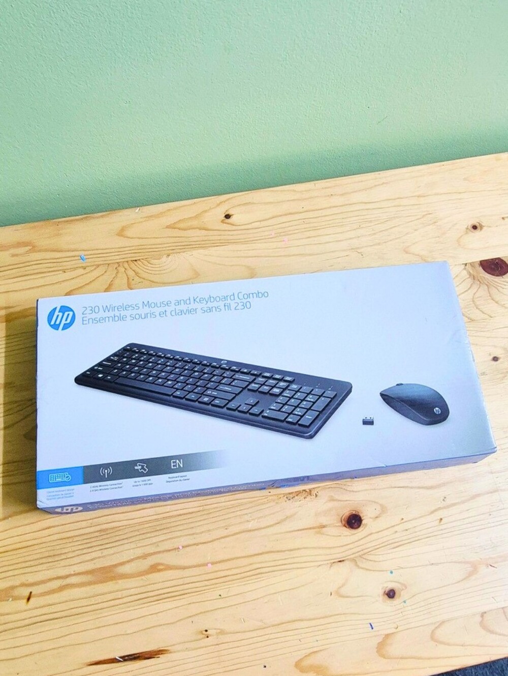 HP Black Wireless Keyboard and Mouse Combo